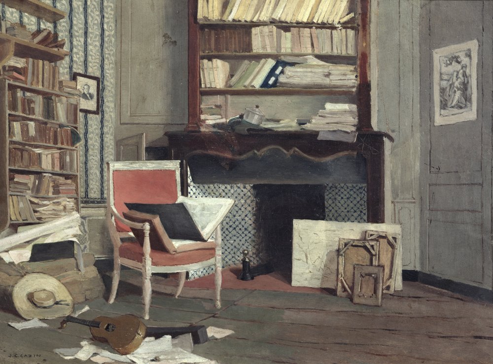 Intérieur du cabinet du docteur X - Jean-Charles Cazin