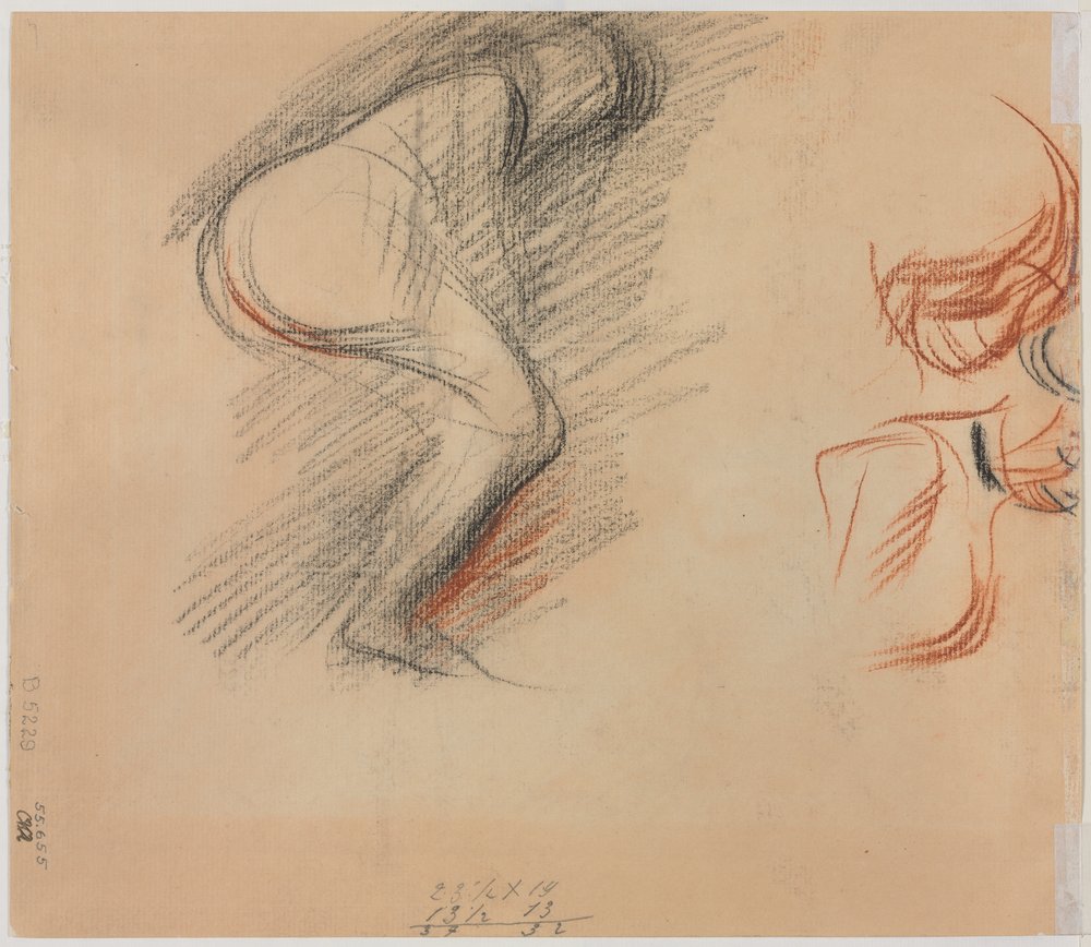Esquisses de figures (verso) - Jean-Louis Forain