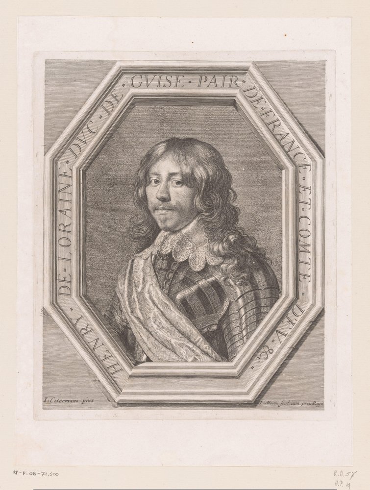 Portrait de Henri II de Lorraine, duc de Guise - Jean Morin