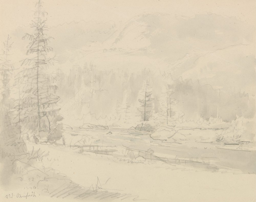 À Bruflat - Johan Christian Dahl