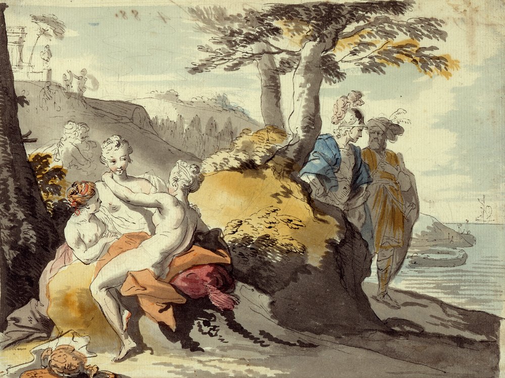 Télémaque et Mentor à Chypre - Johann Heinrich Tischbein