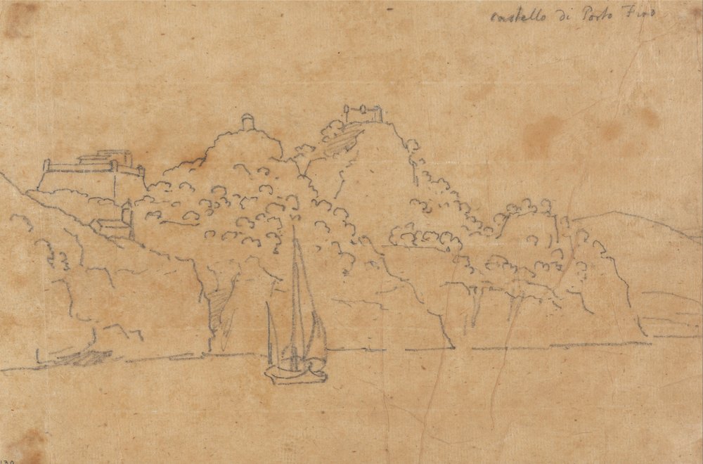 Castello di Portofino - John Robert Cozens