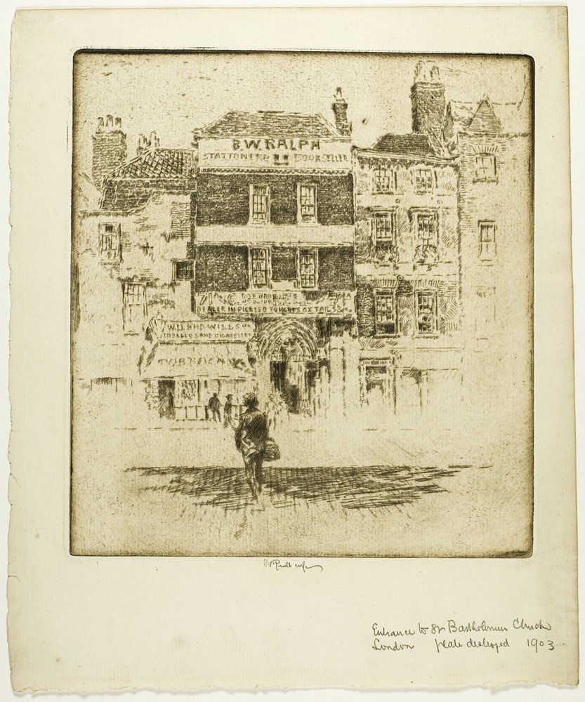 Porte de Saint-Barthélemy - Joseph Pennell