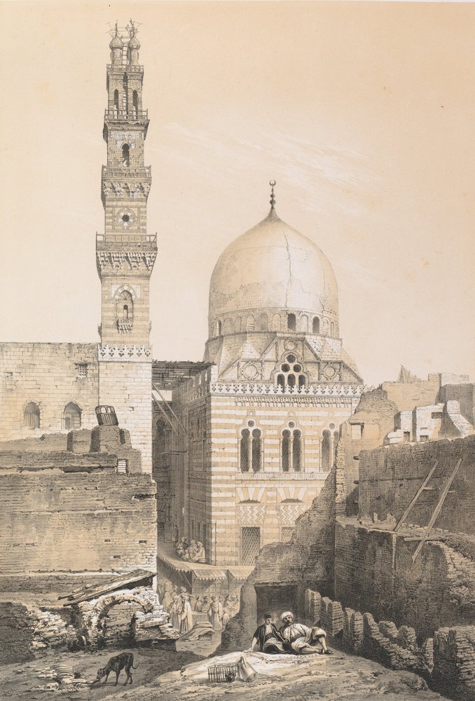 80. Mosquée et tombeau d'el Ghôry, au Caire, 1843