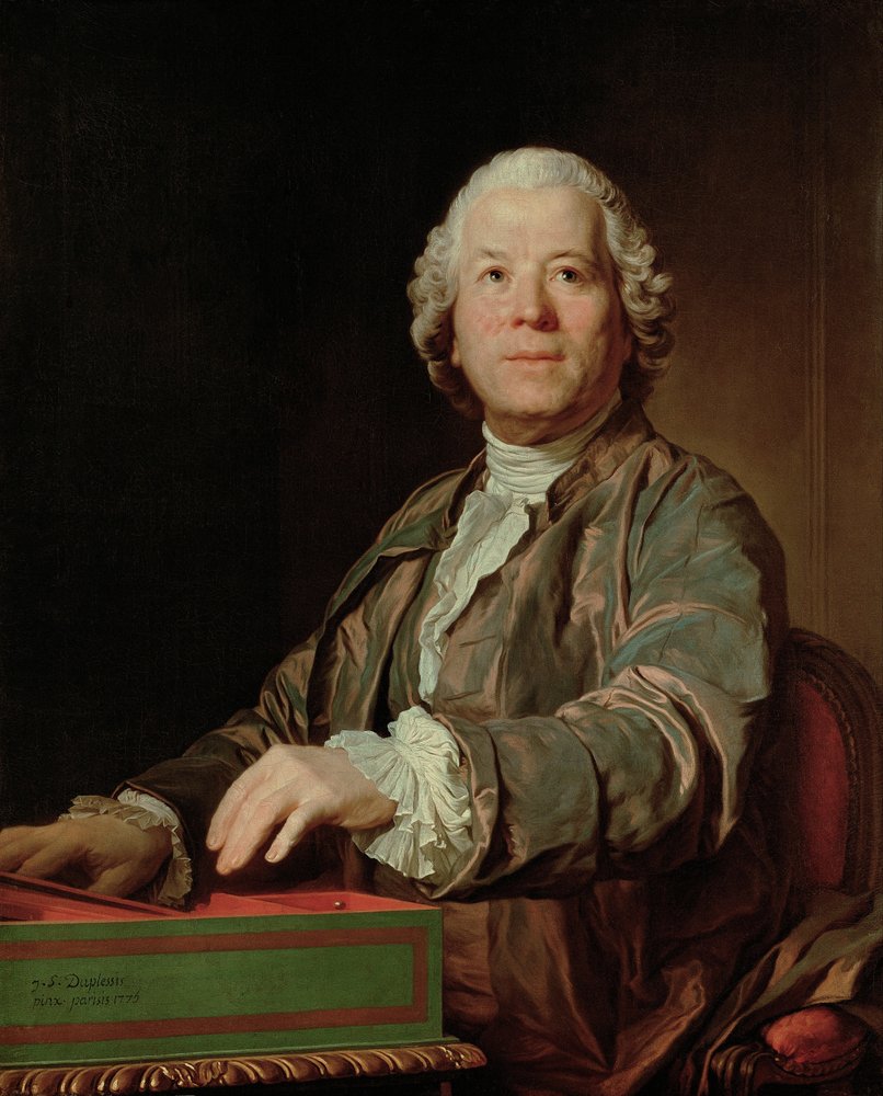 Portrait du compositeur Christoph Willibald Ritter von Gluck 1714-1787 ...