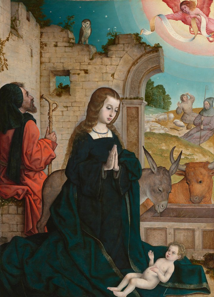 La Nativité, vers 1508-1519 (huile sur panneau) - Juan de Flandes