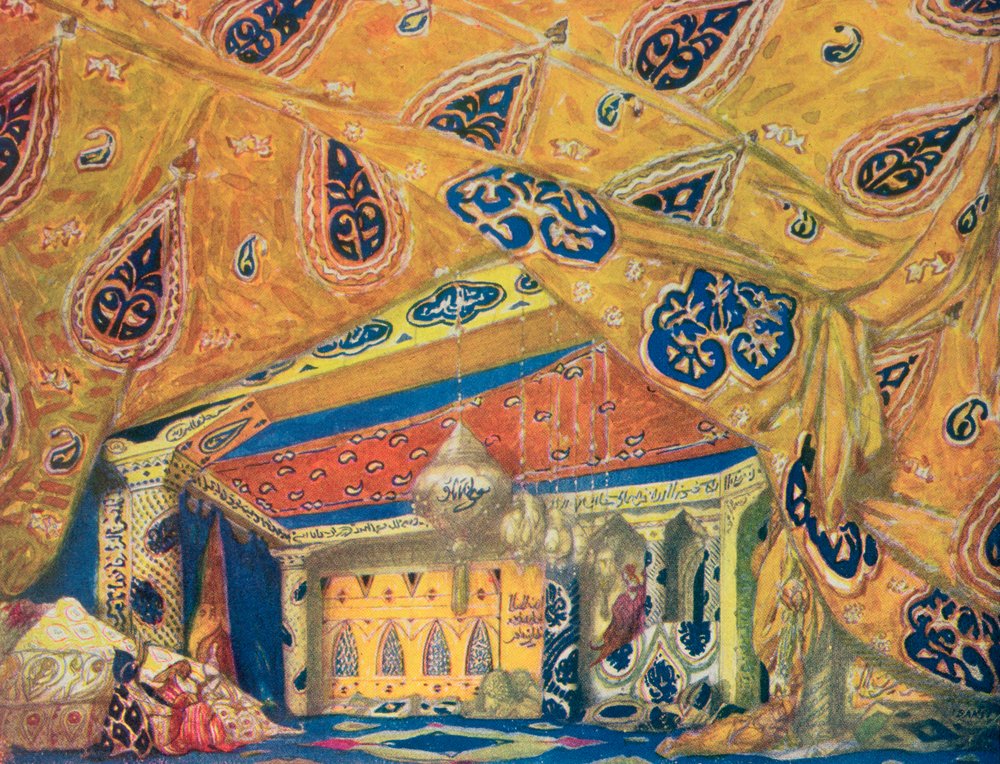 Un salon de Shéhérazade - Leon Bakst