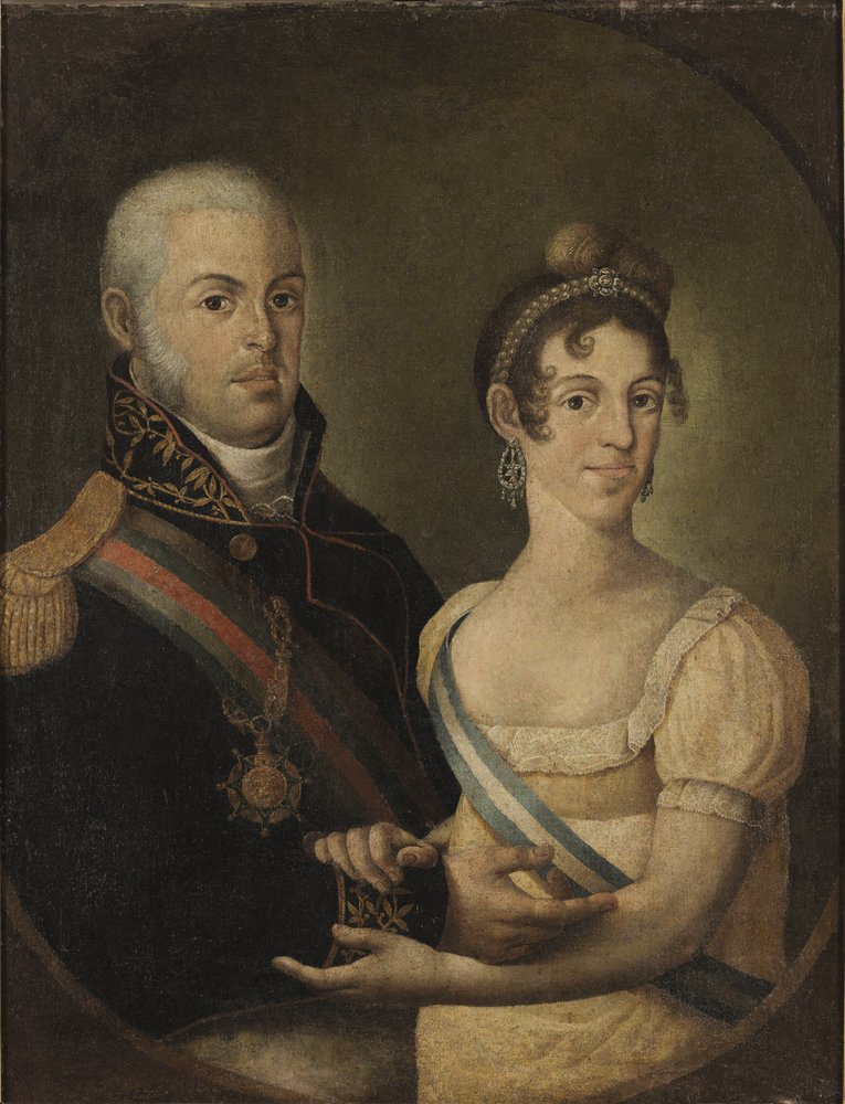 Portrait de Jean VI du Portugal et Carlota Joaquina d'Espagne