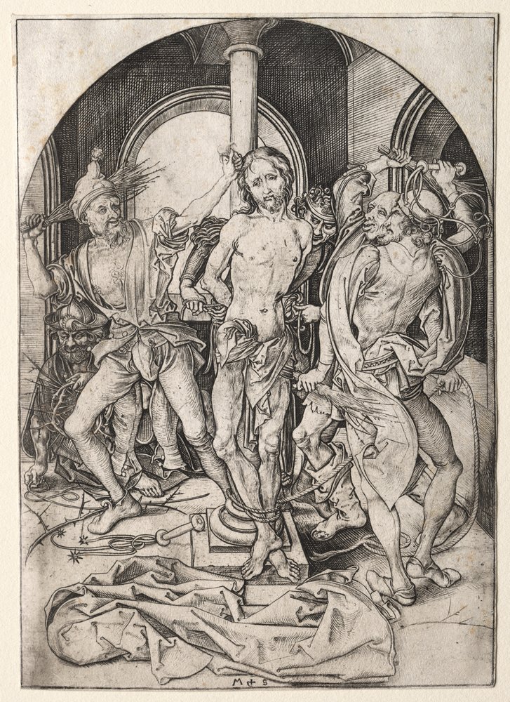 La Passion : La Flagellation - Martin Schongauer