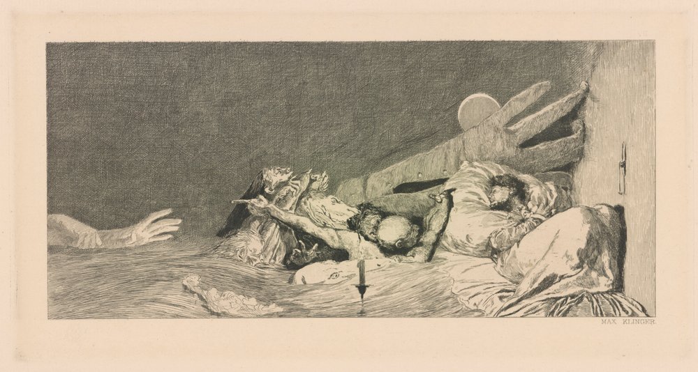 Anxiétés, de la série Un Gant - Max Klinger