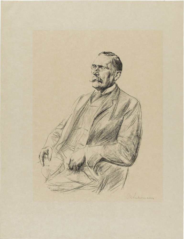 Portrait de Wilhelm Bode (1845-1929) - Max Liebermann