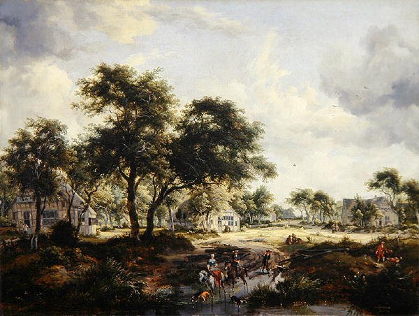 Paysage boisé - Meindert Hobbema