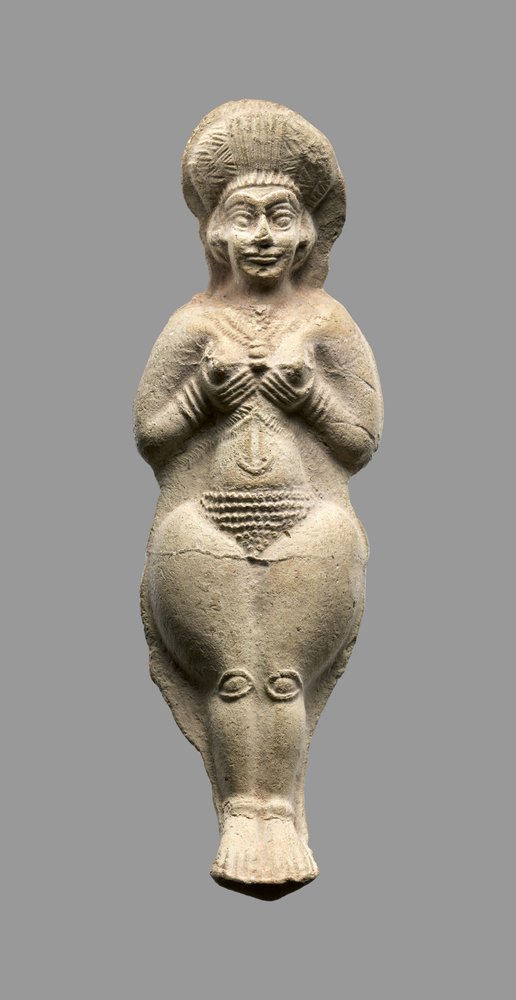 Figure féminine, Élamite moyen, c.1500-1100 av. J.-C. (céramique) - Middle Elamite Period