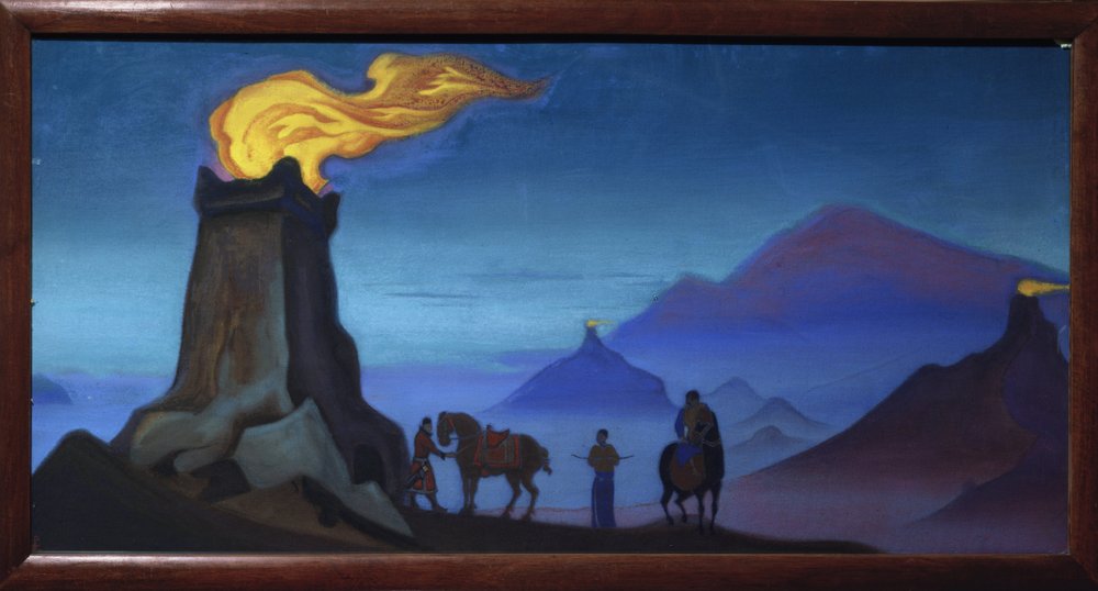 Les flammes de la victoire - Nicholas Roerich