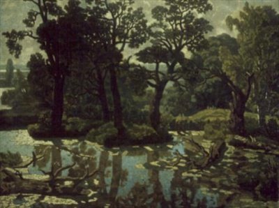 Paysage avec une Rivière - Nikifor Stepanovich Krylov