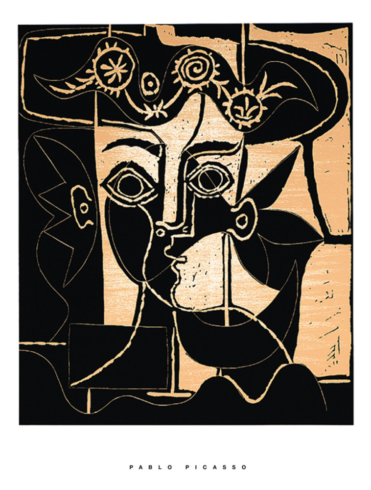 Femme au chapeau orné, 1962 - Pablo Picasso
