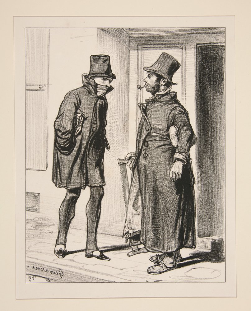 Quand Pierre se lève, Paul se couche. - Paul Gavarni