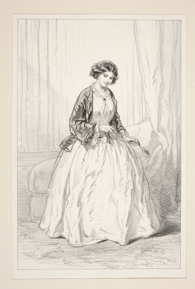 Une Lélia, née Gustine - Paul Gavarni