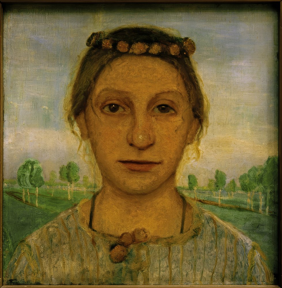 Portrait de la sœur Herma - Paula Modersohn-Becker
