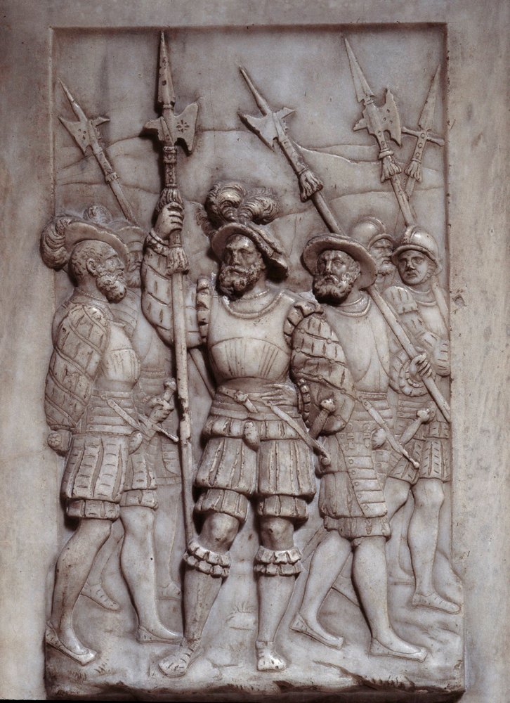 Détail des bas-reliefs de la tombe de François Ier réalisé par Pierre Bontemps - Pierre Bontemps