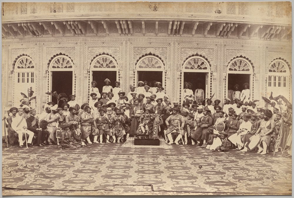 Maharaja de Scindia, nobles et hauts fonctionnaires, Gwalior - Raja Deen Dayal