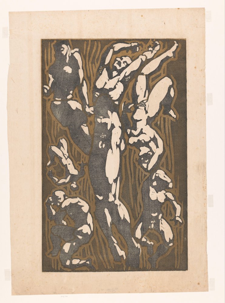 Figures nues dans différentes poses. Les damnés - Reijer Stolk