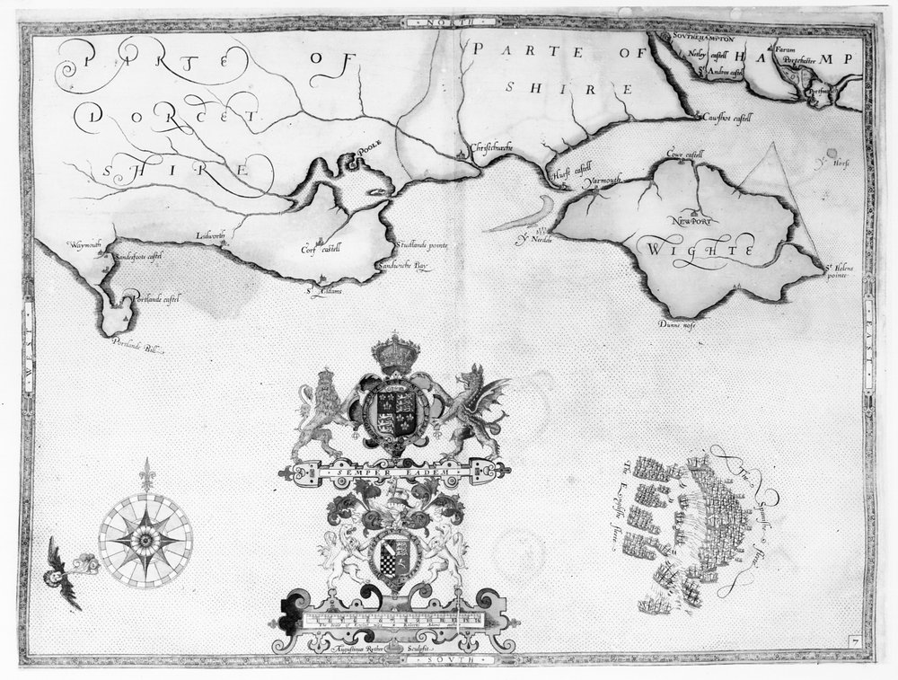 Carte No.7 montrant la route de la flotte de l