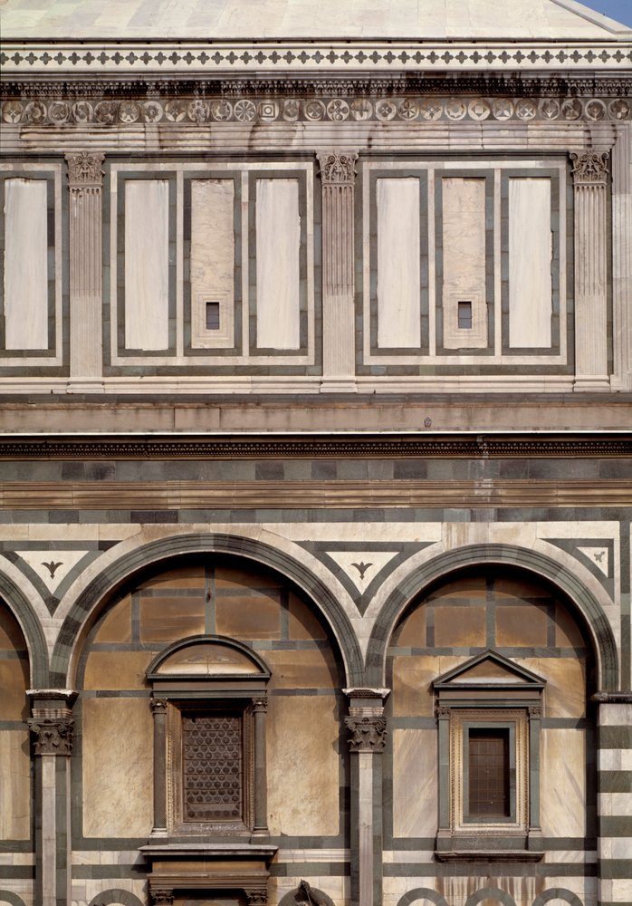 Vue extérieure du Baptistère Saint-Jean-Baptiste (Baptistère de Florence) - Romanesque