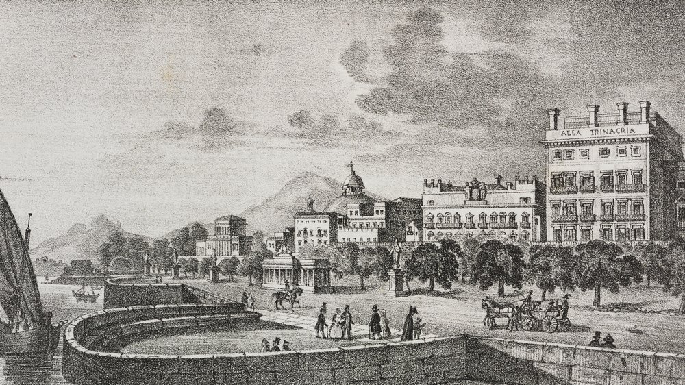 Vue du forum Bourbon et de l