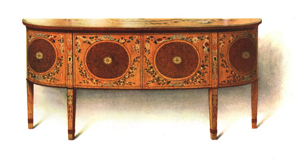 Buffet peint, 1908 - Shirley Charles Llewellyn Slocombe