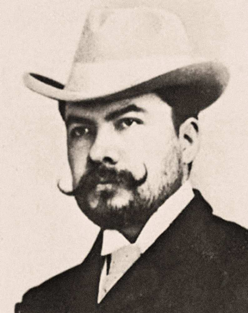 Portrait de Rubén Darío - South American School