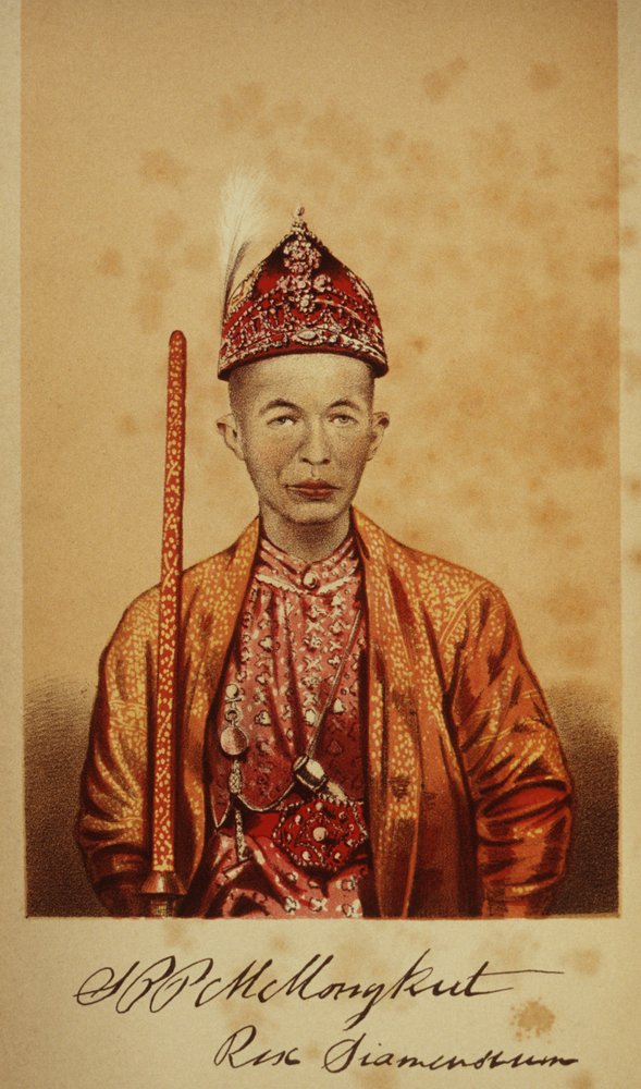 Portrait du roi Mongkut | Thai School | Estampe d'art
