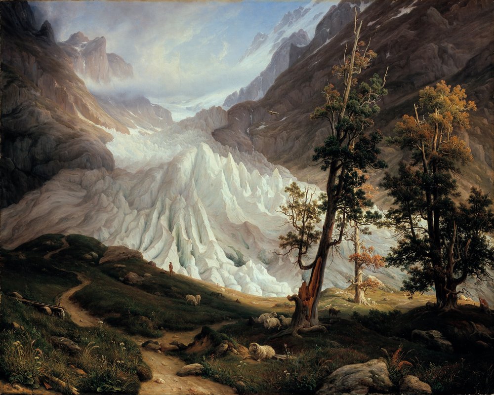 Le glacier inférieur de Grindelwald - Thomas Fearnley