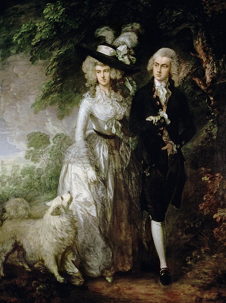 M. et Mme William Hallett (La promenade du matin), vers 1785 - Thomas Gainsborough