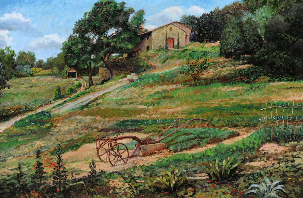 Charrue, Cortona, 1999 - Trevor Neal