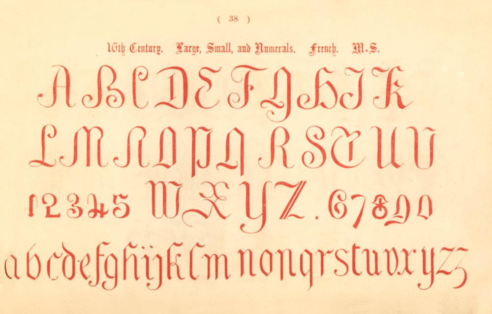 Grand, Petit et Numéraux du 16ème Siècle. Français. MS., 1862 - Unbekannt