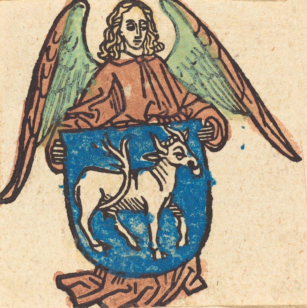 Ex-libris de Hilprand Brandenburg de Bibrach, en ou après 1500 - Unbekannt
