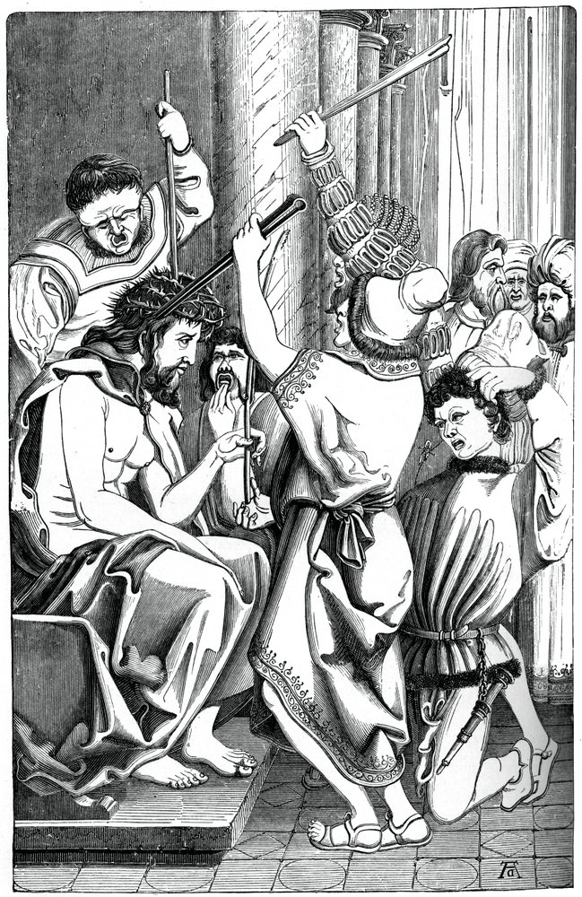 Jésus couronné d