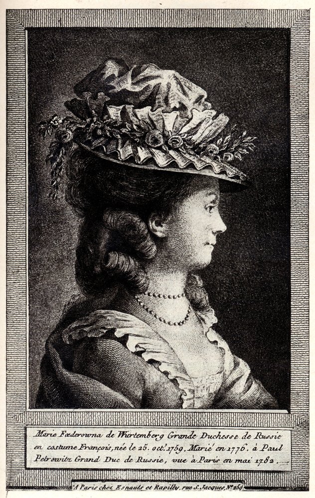 Portrait de Sophie Dorothée de Wurtemberg, début du 19e siècle - Unbekannt
