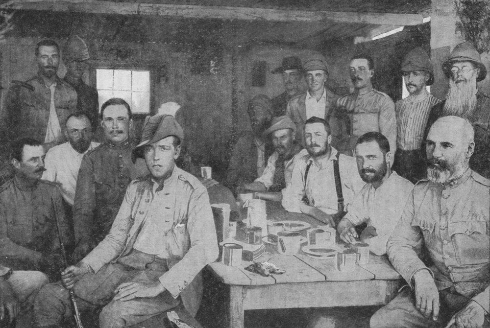 À la dure près de la rivière Modder : Le mess des officiers des 3e Grenadier Guards, 1902 - Unbekannt