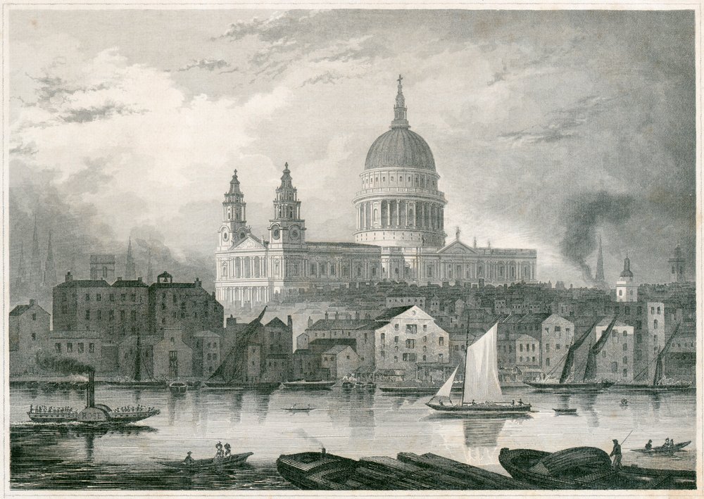 Cathédrale Saint-Paul, Cité de Londres, 1850 - Unbekannt