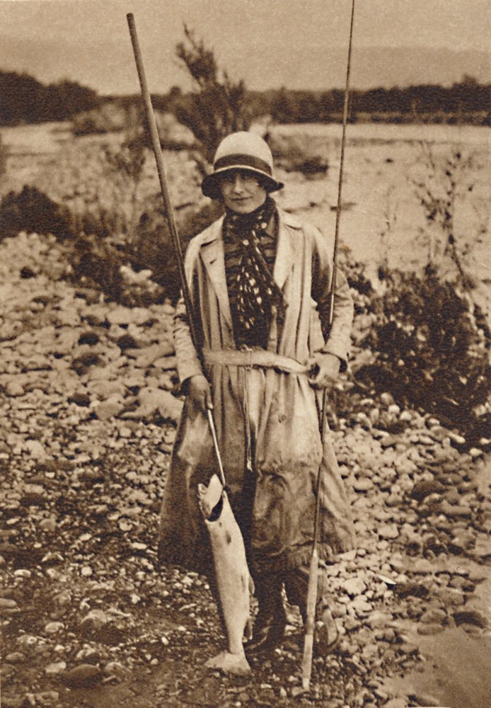 Avec une prise à Tokanu, Nouvelle-Zélande, vers 1927, 1937 - Unbekannt