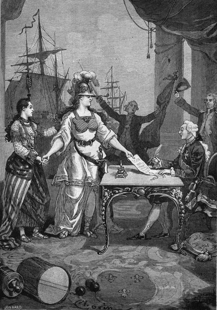 France alliée - Le roi (Louis XVI) n