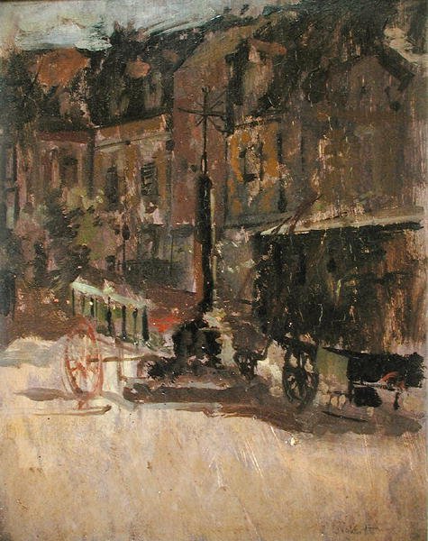 Croix du Marché, Dieppe - Walter Richard Sickert