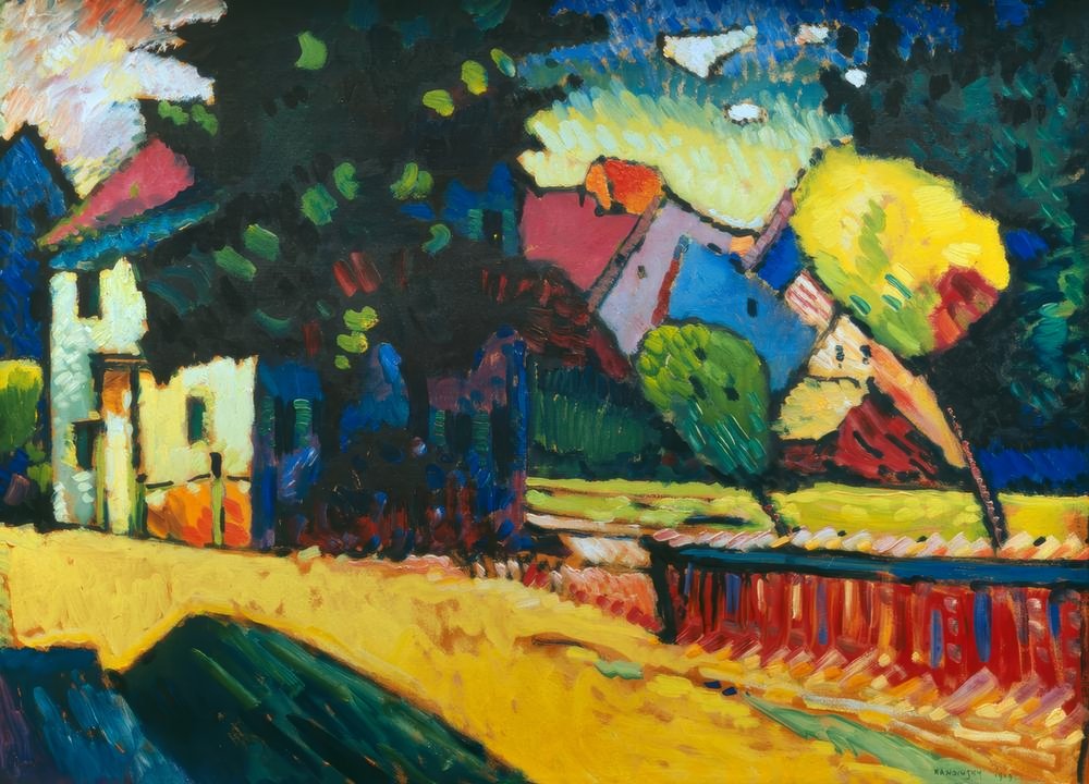 Murnau - Paysage avec maison verte - Wassily Kandinsky