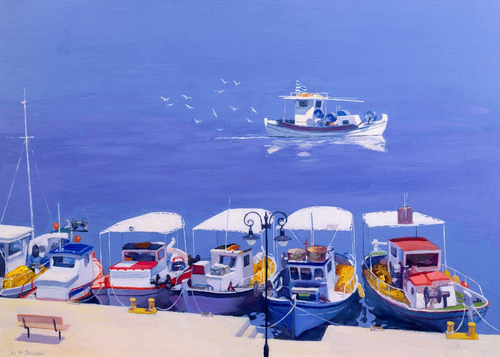 Bateaux de pêche grecs - William Ireland