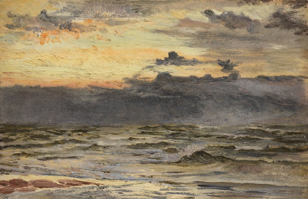 Étude pour La plage après une tempête - William Lionel Wyllie