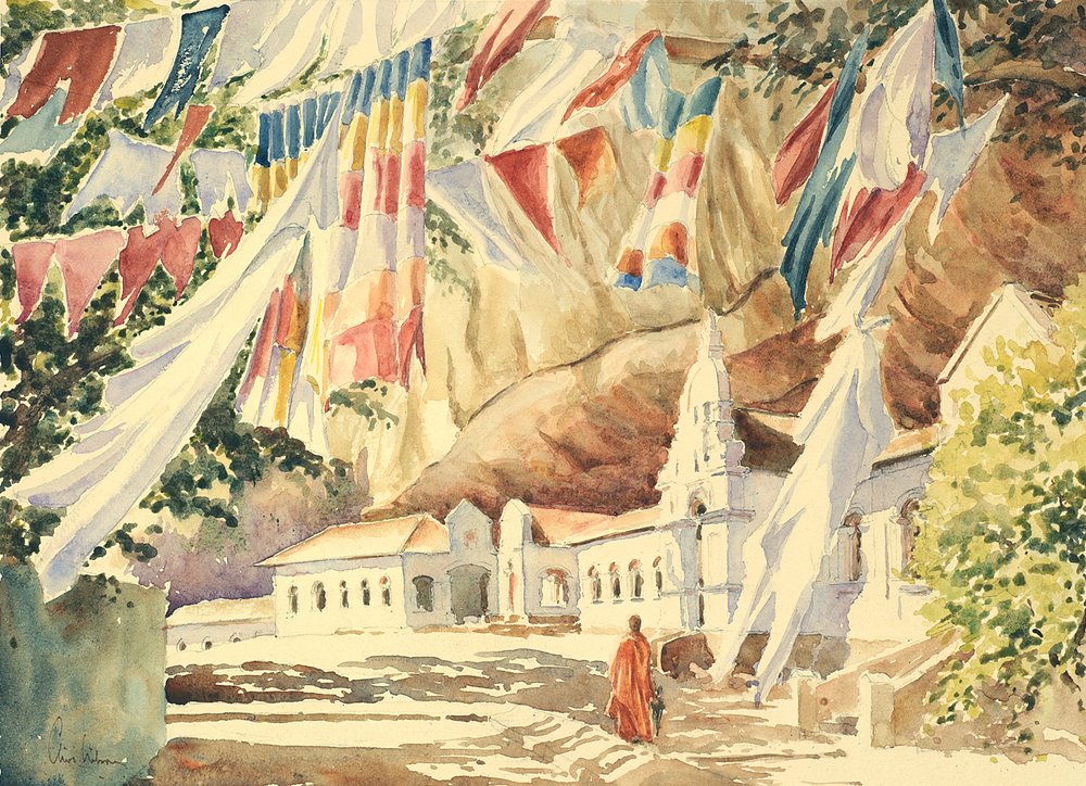 Drapeaux de prière, Dambulla - Wilson Clive