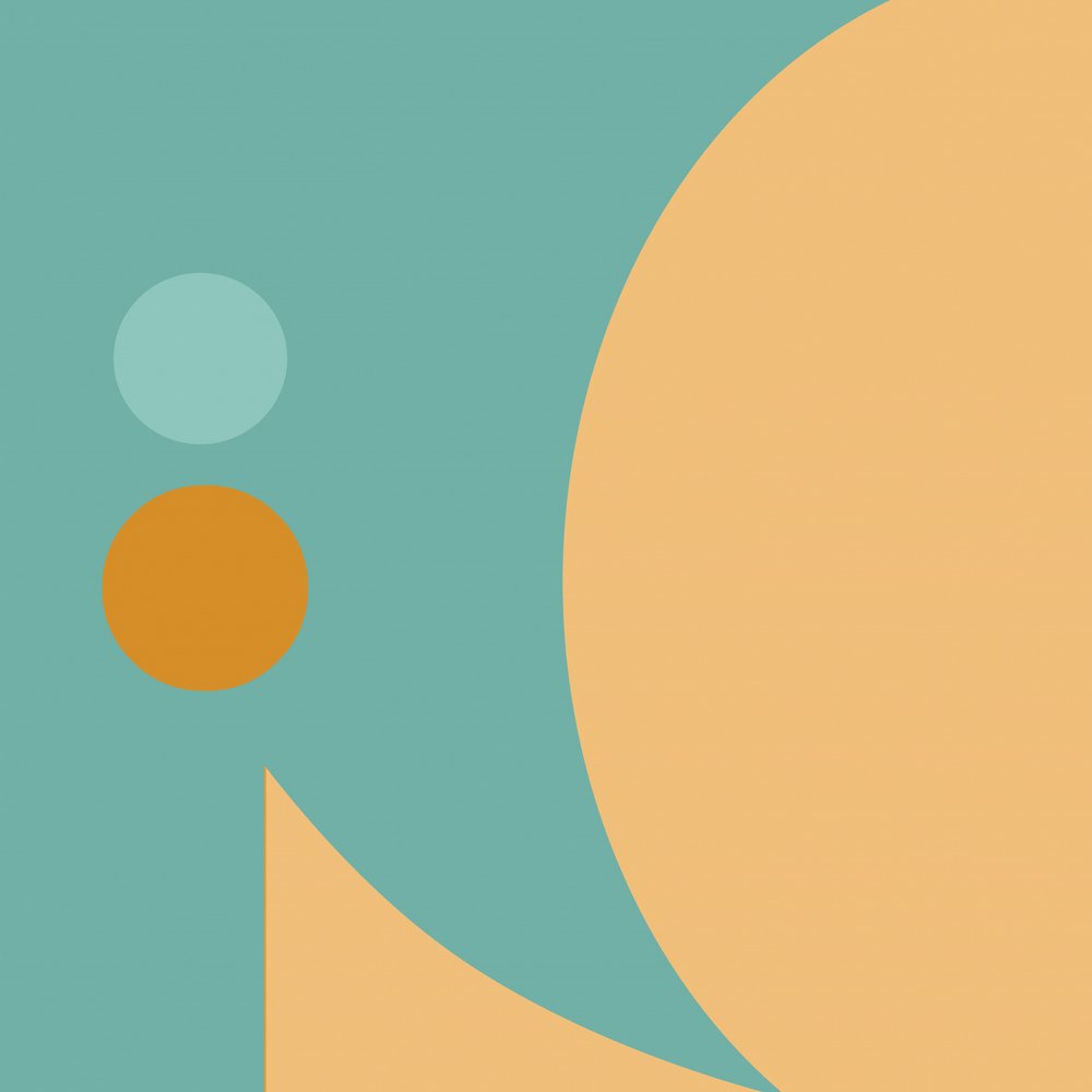 Courbes géométriques sereines - Alejandra Winkhaus