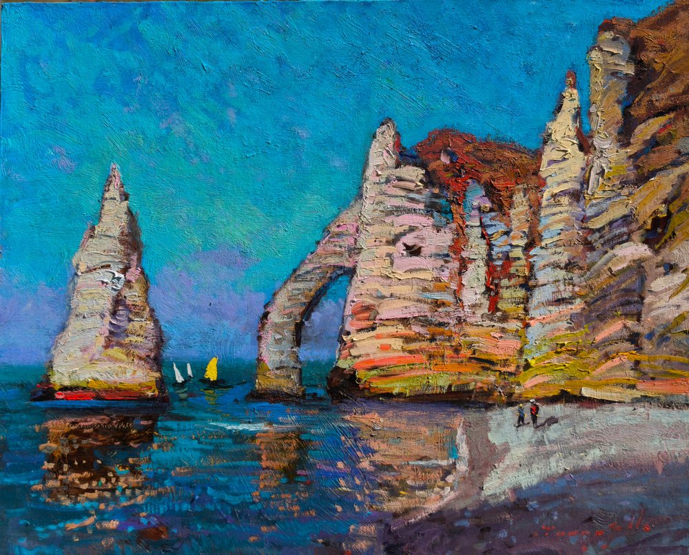 Arche marine des falaises d
